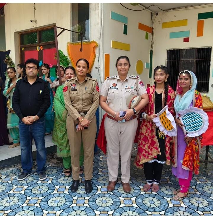 Visit by police officers